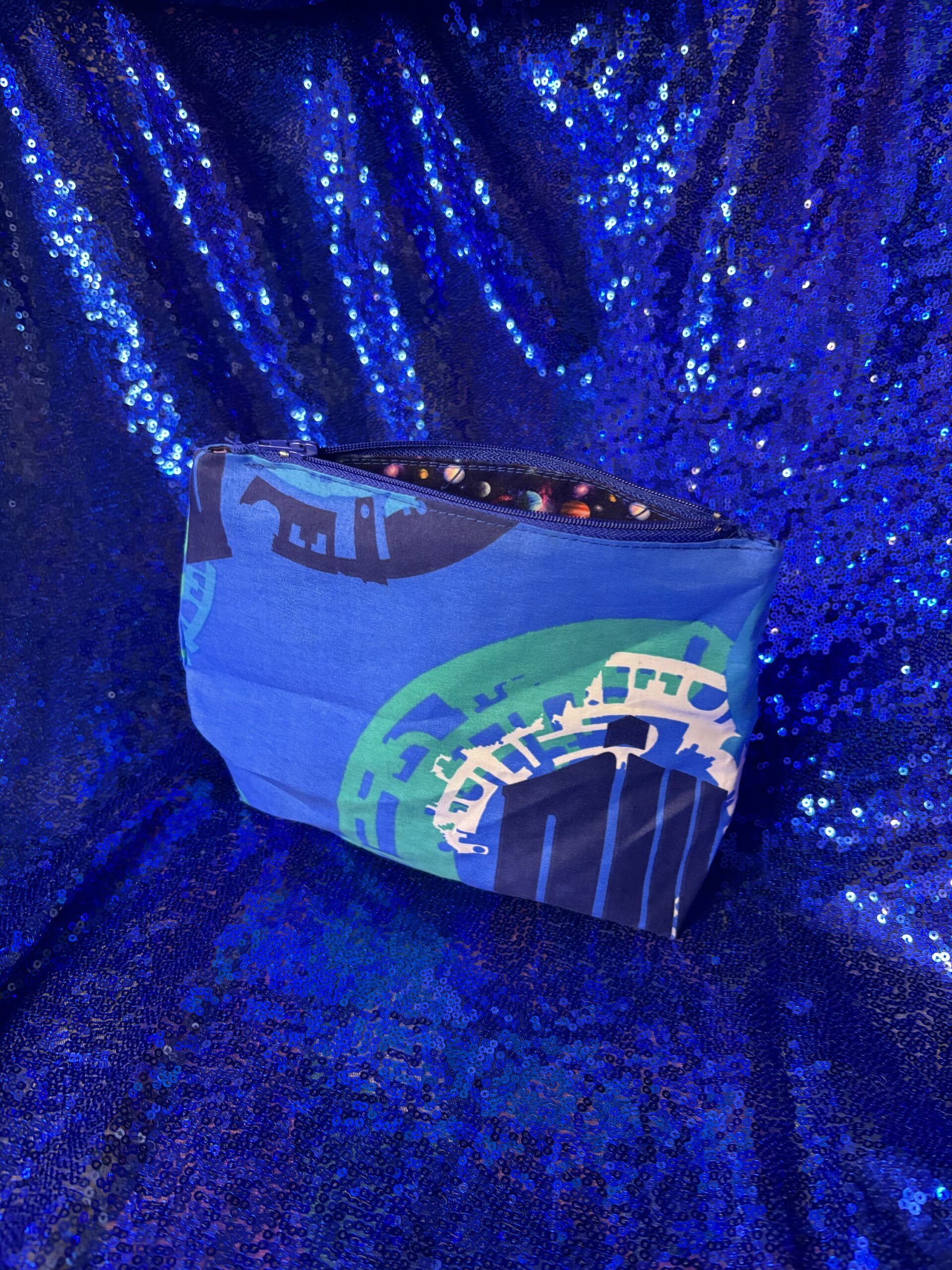 Doctor Who Upcycled Makeup/Toiletries Bag/Pencil Case