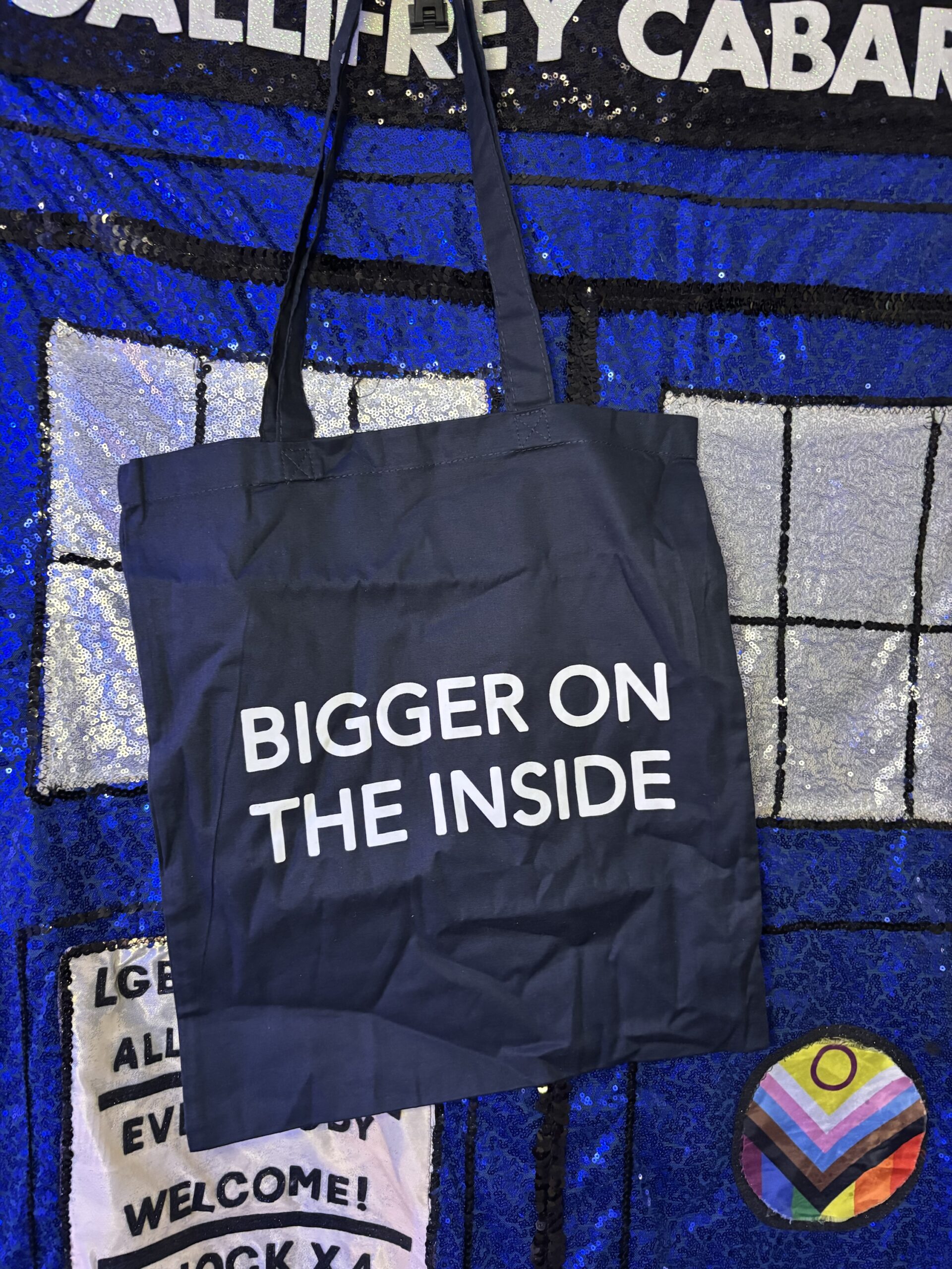 “BIGGER ON THE INSIDE” Tote Bag