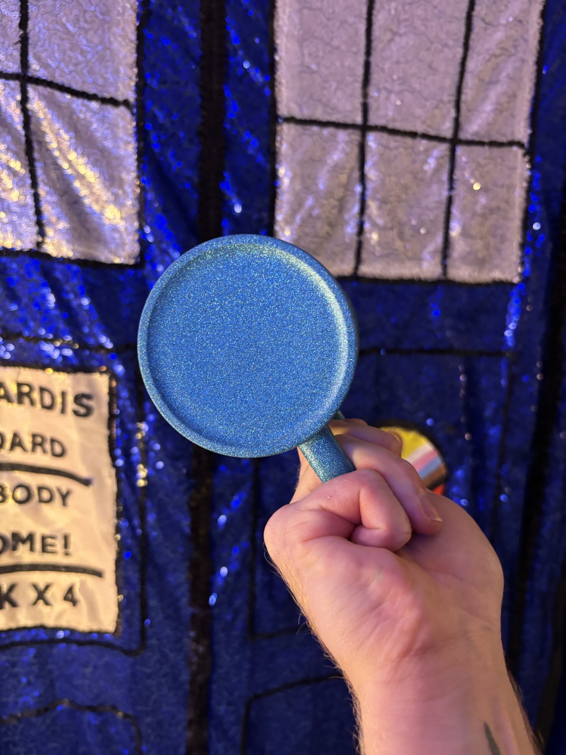 GALLIFREY CABARET Blue Glittery Mug